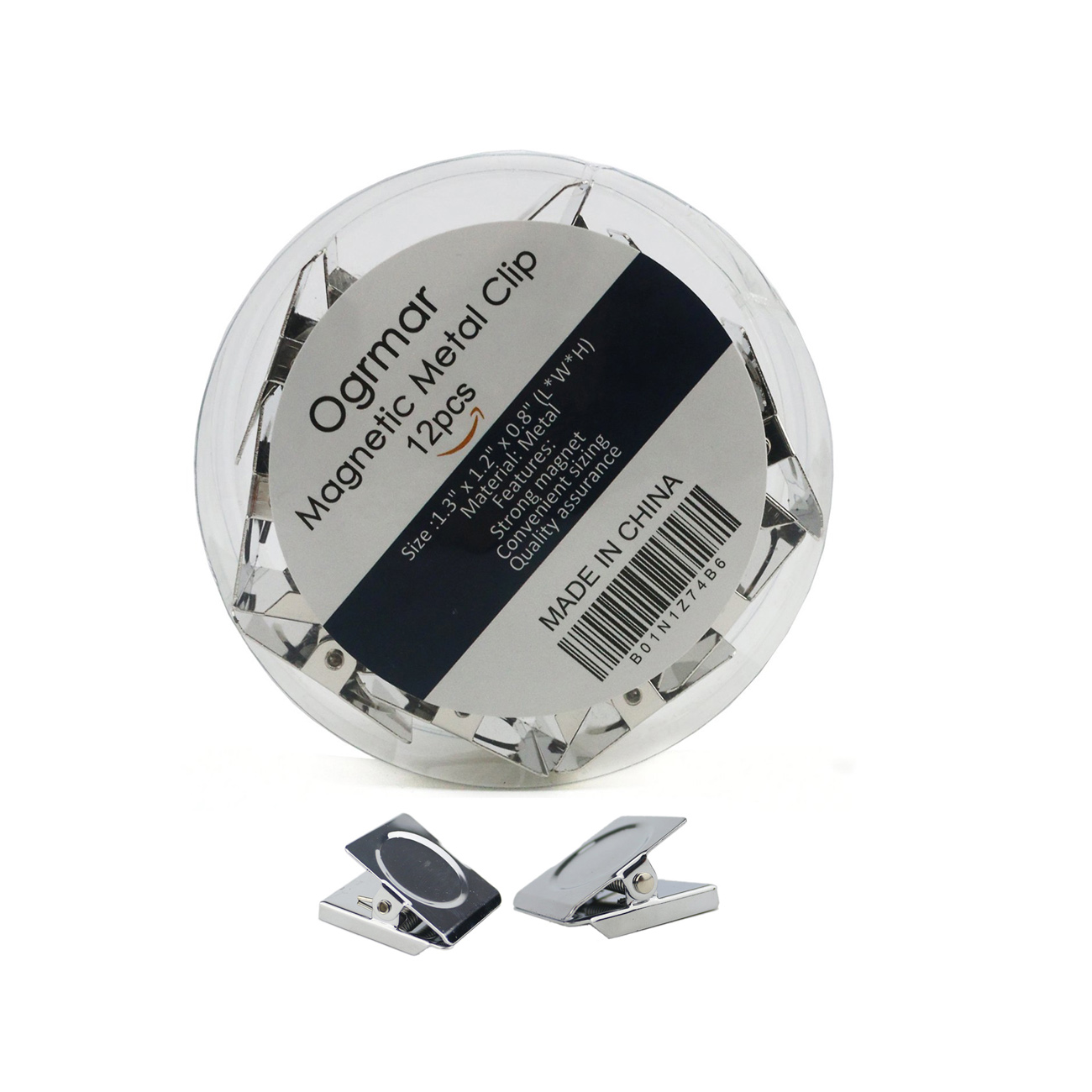 Ogrmar メタルクリップ 1.2 インチ