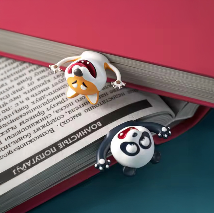 GAUSKY カートゥーンアニマルブックマーク